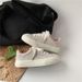 Versatile White Sneakers Women, Trendy Soft Shoes, 2025 New Spring Model, Thick Sole Casual Sports Bread Shoes For_vogvips.com
