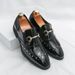 New Colored Banquet Dress Business Men's Shoes With One Foot Pointed Toe Casual Loafers Korean Style Trendy British Style Wedding Shoes_vogvips.com