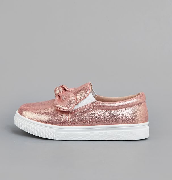 Girls' Round Toe Flat Satin Shoes, Cute Butterfly Sneakers, Sports Casual Slip On Shoes_vogvips.com