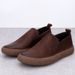 Euro Step Genuine Leather Men's Spring And Autumn New Slip-On Non-Slip Loafers First Layer Cowhide Thick Sole Versatile Casual_vogvips.com