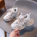 2026 Spring Mesh Children's Sports Boys' Velcro Soft Sole Running Girls' Toddler Dad Shoes_vogvips.com