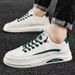Fashionable Trendy Sports New Foreign Trade Casual Soft-soled Breathable Shoes, Low-top Shallow White Shoes For Men,_vogvips.com