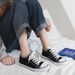 2025 Classic Canvas Women's Student Korean Edition Spring Couple Style Harajuku Low Top Trendy Board Shoes_vogvips.com