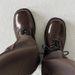 ShoeVault 2025 New Brown Leather For Men Round Toe Thick Sole Height Increasing Wedding Groom High-End Niche Casual Derby Shoes_vogvips.com