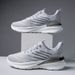 New Breathable Flying Woven Sports For And Women Running Thick Soled Casual Shoes Men F8828_vogvips.com