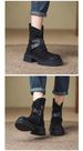 Martin Boots 2025--1 New Autumn Mid-calf Retro Women's Boots Side Zipper_vogvips.com