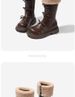 Girls' Long Boots 2025-1 Autumn/Winter New Style Fleece Cotton Boots_vogvips.com