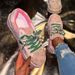 Full Diamond Thick Soled Board Shoes For Women 2025 Spring New Collection Color Blocked Embroidered Large Casual Sports Shoes For Women_vogvips.com