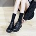Vintage Small For Women Spring And Autumn 2025 New Fashion Japanese Style Mid-Heel Height-Increasing Single Genuine_vogvips.com
