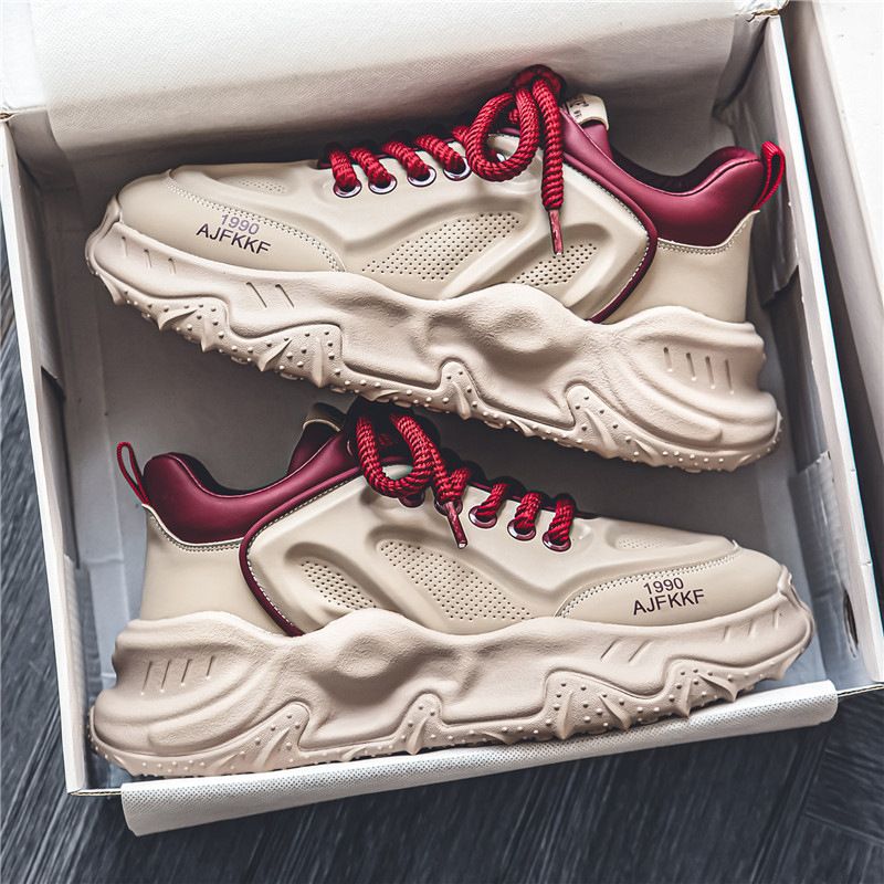 Summer 2025 New Dad's Men's Casual Luxury And Versatile Thick Sole Sports Shoes_vogvips.com