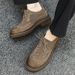 Brogue Genuine Leather Men's Shoes Classic Retro Design Style Outdoor Leisure Business Party Office Wedding Adult_vogvips.com