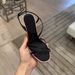Chuyuji Black Stiletto High Heels 2026 New Summer Open-Toe Satin Color-Block Elegant Versatile For Dating_vogvips.com