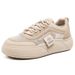 Women's Thick-soled, Thin White Sneakers, 2026 Summer New Model, Mesh Breathable Soft-soled Sports Shoes, Casual_vogvips.com