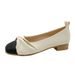 Gentle Shoes French Single Shoes Women's Autumn Flat-soled Soft-soled Pregnant Women's Casual One-pedal Women's Shoes_vogvips.com