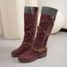 High Tube Foreign Trade Plus Size Martin For Women, New Autumn Winter Square Heel Side Zipper European And_vogvips.com