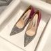 Bride 2020 New Silver Pink Main Wedding Dress High Heel Women's Stiletto Bridesmaid Shoes_vogvips.com