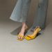 Square Open Toe Sandals For Women Summer French Style With Dress Thin Heel Backless Black High Heels_vogvips.com