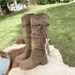 Cowhide Version~Wasteland Style Tassel Knight Thick Heel Over-the-Knee Long Slimming High Tube Boots For Women_vogvips.com