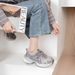 Dad's Shoes, Women's 2025 Spring New Korean Version, Versatile, Small, Lightweight, Height Increasing, Thick Sole, Eye-catching, Small Sports Shoes,_vogvips.com