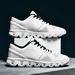 Men's Lightweight Running Shoes, Fashionable Sports Shoes, Spring And Summer Low Top Fly Woven Mesh Fabric, Breathable Retro Casual Running Shoes_vogvips.com
