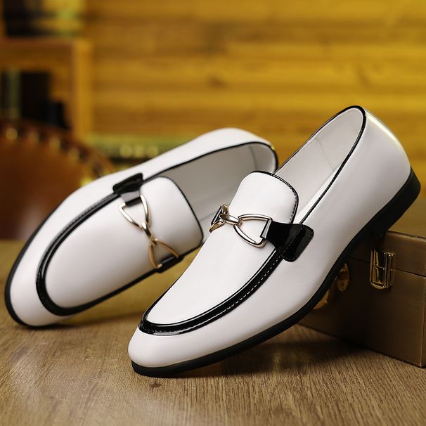 2026 Big-size Trend Fashion Slip-on Casual All-purpose Men's Leather Shoes Lazy Person's One-piece Foot-wearing Leather Shoes_vogvips.com