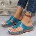 Large Summer New Style Pinch Toe Casual Large Size Shoes For Women's Outdoor Wear, Sloping Heel, Flat Bottom, Beach Cool_vogvips.com