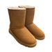 5825 Boots For Women 2025 New Winter Cowhide Shoes Flat Comfortable Warm Snow Cotton Non-Slip Wear-Resistant_vogvips.com