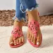 Leather Flip-ps Shoes Summer Big Brand New Women's Leopard Print Snakeskin Slippers Europe And America 36-43_vogvips.com