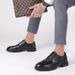 Carved Embossed Crocodile Pattern Casual Shoes Men's Shoes Wedding Heightening Leather Shoes Men's Shoes_vogvips.com