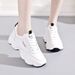 2025 Spring Autumn White Sneakers Female Students, Fashionable Ins Casual Sports Women's Shoes, Running Shoes For Women_vogvips.com