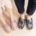 New Chinese-style Cotton Slippers For Women, Autumn And Winter, Home Use, Indoor, Non-slip, Warm_vogvips.com