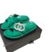 Small C Fragrance Brand Style Flat For Women Cross Strap Quilted Magic Tape Height Increasing One-Word Slippers San_vogvips.com