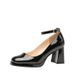 Women's Shoes French Mary Jane Shoes Classic Mary Jane Pumps For Women – Chunky Heel Platform Shoes In Glossy Patent Leather, Sizes 34-40_vogvips.com