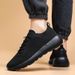 Spring Lace Up Cushioned Running For Men And Women Large Size Flyknit Casual Sports Shoes Sneakers_vogvips.com