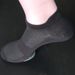 Summer thin socks men's mesh sports socks ear lifting cotton socks black and white solid color men's boat socks breathable men's socks New_vogvips.com