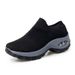 Cross-Border Plus Size Women's Air Cushion Sneakers Slip-On Fashionable Rocking Casual Sock Shoes For Women_vogvips.com
