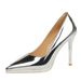 High heels Women's shoes light mouth pointed metal slim heels super high heel waterproof platform_vogvips.com