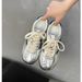 Lancui Soft Sole Versatile White Sneakers For Women Breathable Ballet Style Casual Flat Training Women's Shoes_vogvips.com