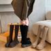 Suede Long 2024 Autumn Winter New Over-the-Knee High Fleece Lined Stretch Riding Boots For Women_vogvips.com