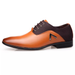 Men's Leather Business Shoes Pointed Toe Comfortable Oxford Dress Shoes Wedding Work Formal_vogvips.com