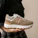 free Shipping Women Men Running Sneakers Sports Black Grey Brown Casual Shoes Breathable Runners Trainers Mens 574_vogvips.com
