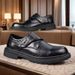 2025 Spring New Sole Soft Surface Men's Business Leather Breathable Casual Shoes Loafers_vogvips.com