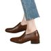 British Style 2025 Deep Mouth Square Head Single Versatile Commuter Coarse Low Heel Set Foot Small Leather Women's Shoes_vogvips.com