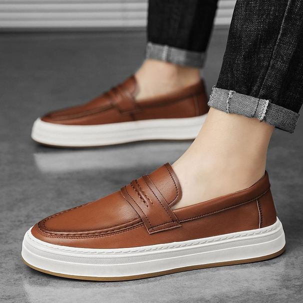Fashion Men Shoes 2024 Classic Outdoor Skateboard Loafers Fashion Mens Sneakers High Quality Slip On Board Shoe Men Casual Shoes_vogvips.com
