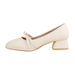Soft Leather Chunky Heel Single 2025 New Style Shallow Mouth Bowknot Mary Jane Professional Work Shoes For Women_vogvips.com