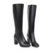 Women's British Style Thick Sole High Heel Over-the-Knee Martin Long Boots_vogvips.com