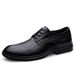 Euro Step 2025 Spring And Autumn Men's Business Fashion British Style Top Layer Cowhide Lace-up Oxford Embossed Leather Shoes_vogvips.com