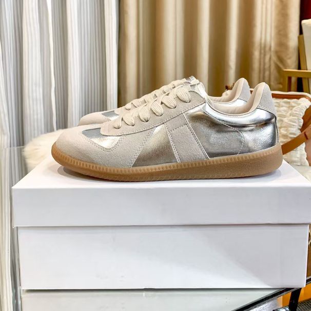 Sheepskin High Version German Training Versatile Lace Up Men's And Women's Casual Comfortable Flat Bottom White Forrest_vogvips.com