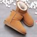 Women's Short Boots Flat Cotton Boots With Lint All Go With Student Cotton Shoes_vogvips.com