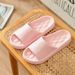 2025 New Style Soft Cushion Slippers Men Indoor Home Non-Slip Bathroom Shower EVA Sandals For Women Summer_vogvips.com